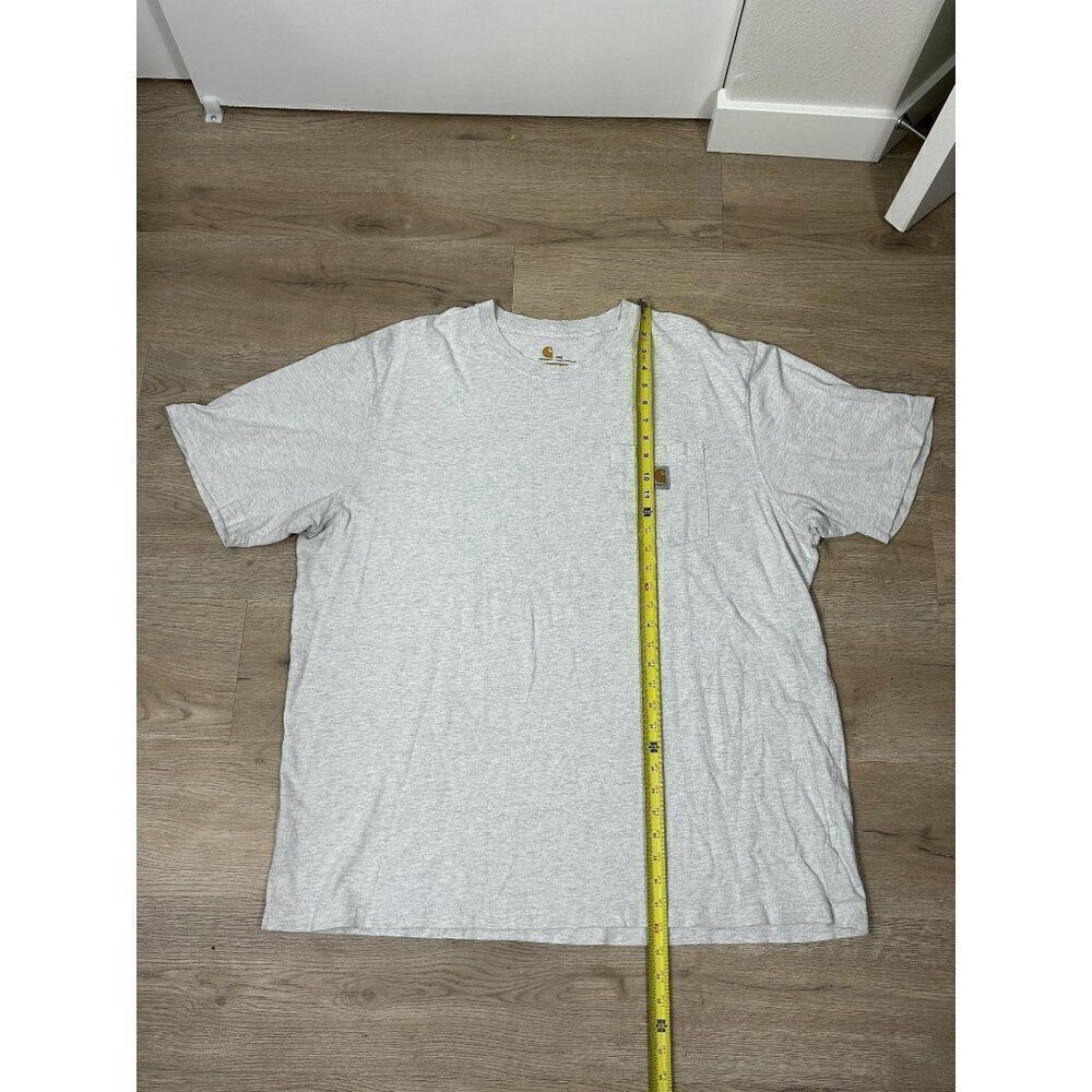 Carhartt Original Fit Grey Short Sleeve Work T-Shirt Size 2XL